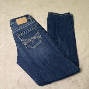 🔥BKE Jeans Men’s 29x30 Jake Straight  Blue Buckle Stretch Denim Pants Cotton